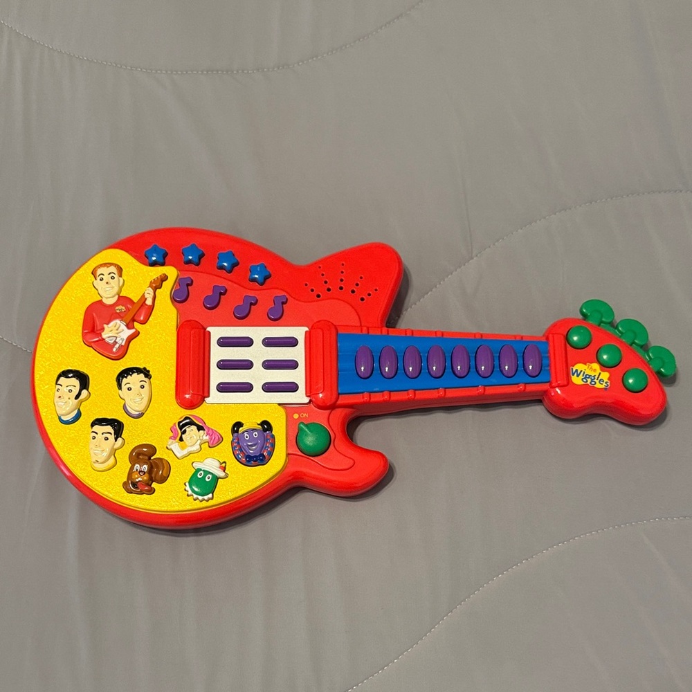 The Wiggles Red and Yellow Kids' Musical Guitar